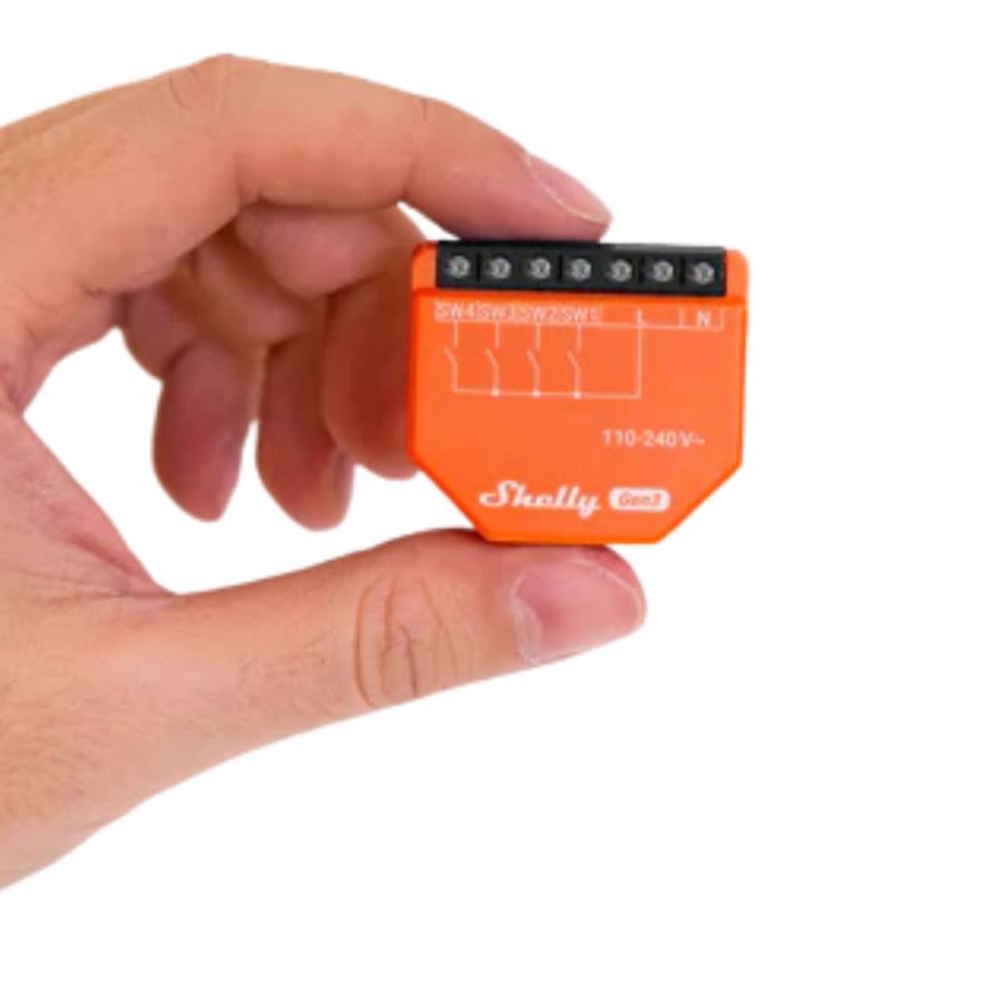 Shelly I4 Gen3 instalado cuadro eléctrico automatización