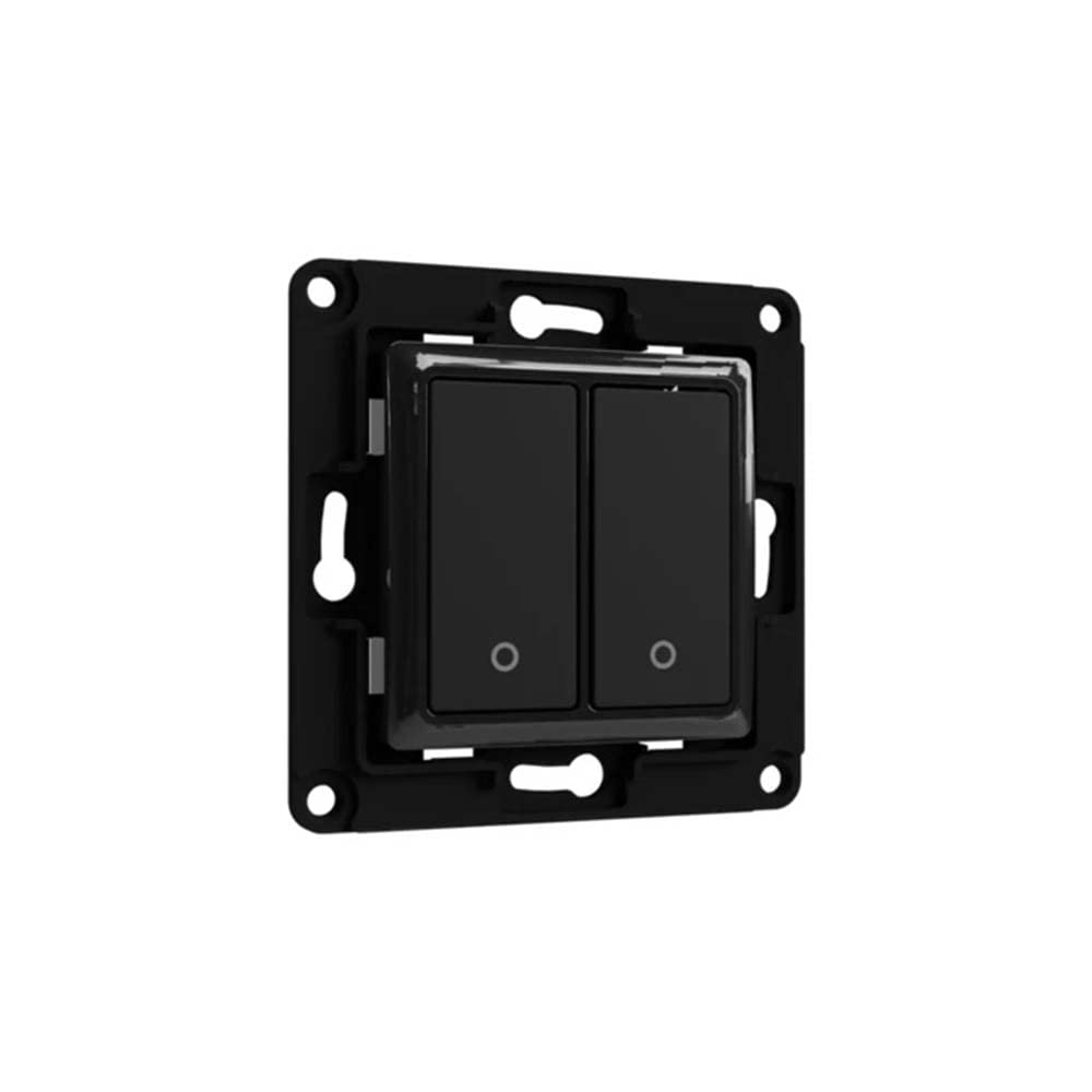 Shelly Wall Switch 2 — Instalado en caja de interruptor estándar europea
