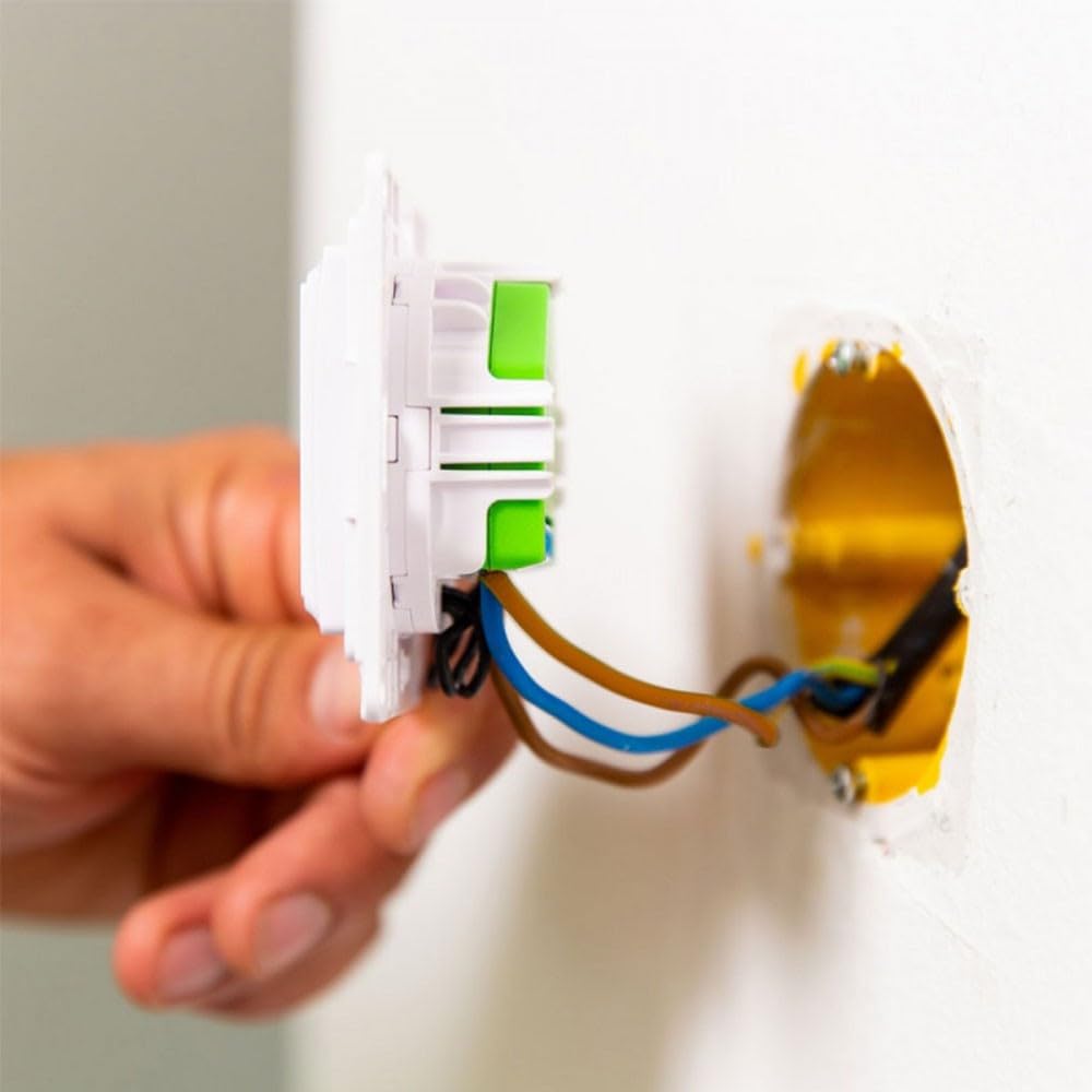 Shelly Wall Switch 2 Negro — 2 botones para control de luces y persianas