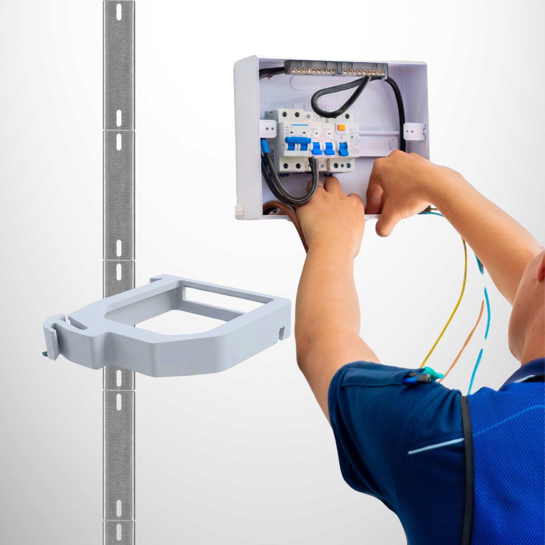 Soporte Carril DIN para Shelly – Gama PLUS - Imagen 3