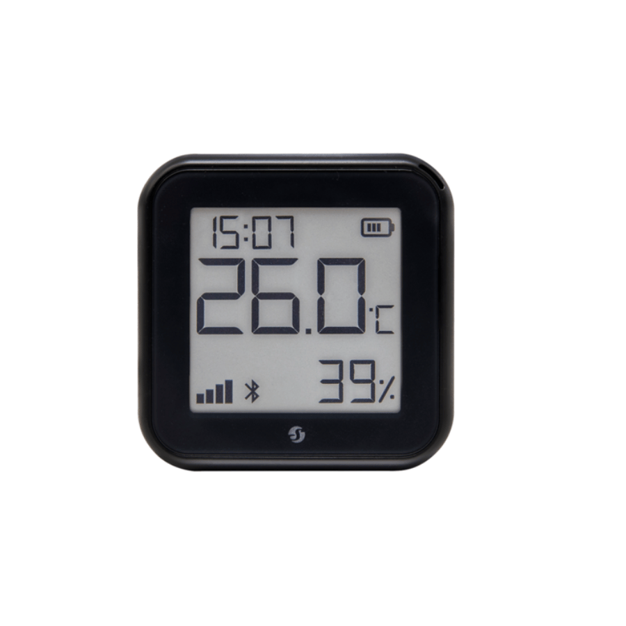 Shelly H&T Gen3 negro sensor WiFi temperatura y humedad