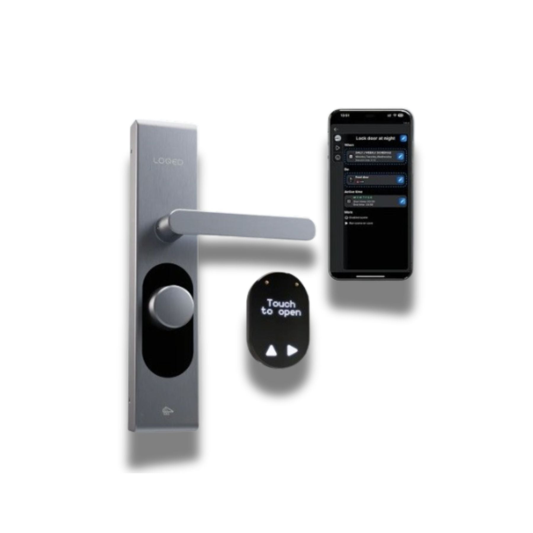 LOQED Touch Smart Lock - Plateada