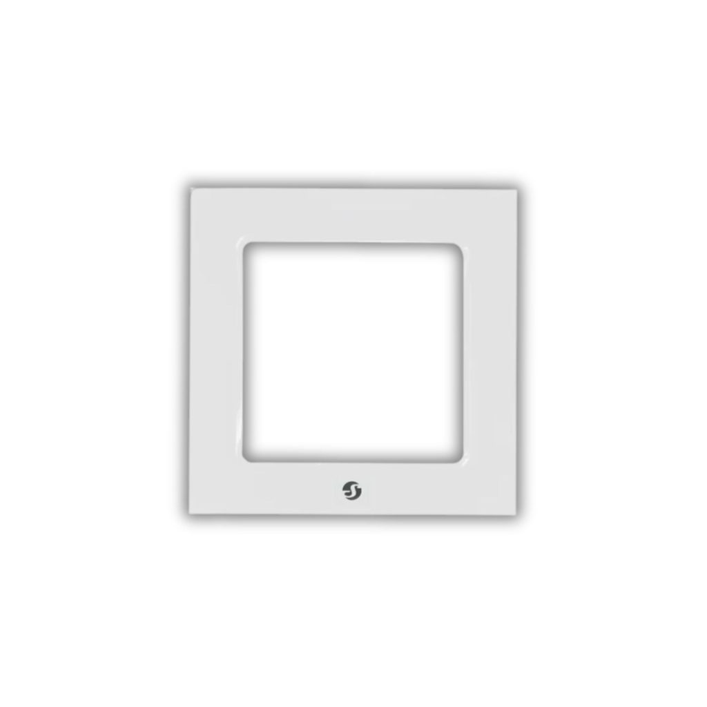 Marco Interruptor Shelly de 1 botón blanco para Wall Switch