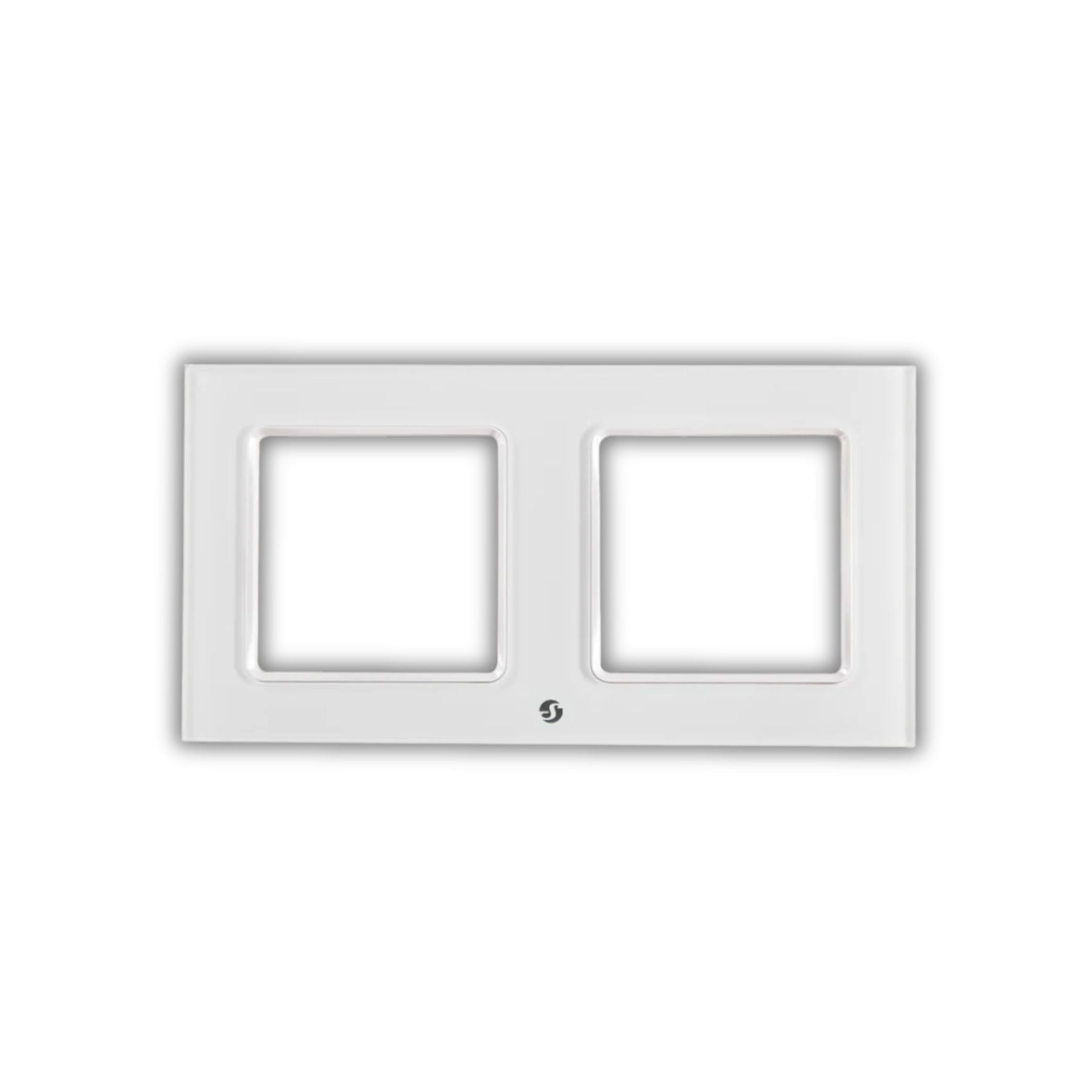 Marco Interruptor Shelly de 2 botones blanco para Wall Switch