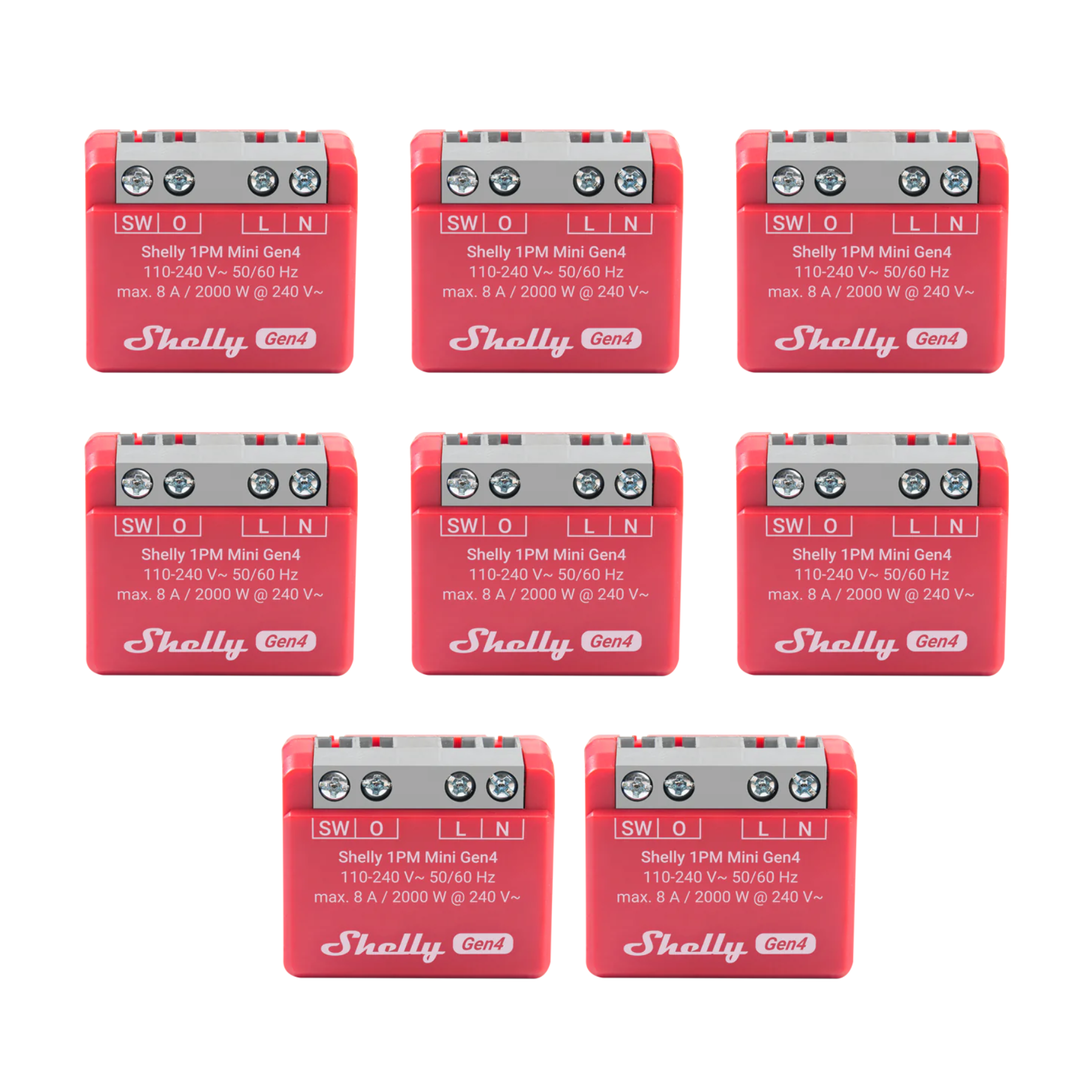 Packs Shelly 1PM Mini Gen4. 4, 6 y 8 Unidades - Imagen 3