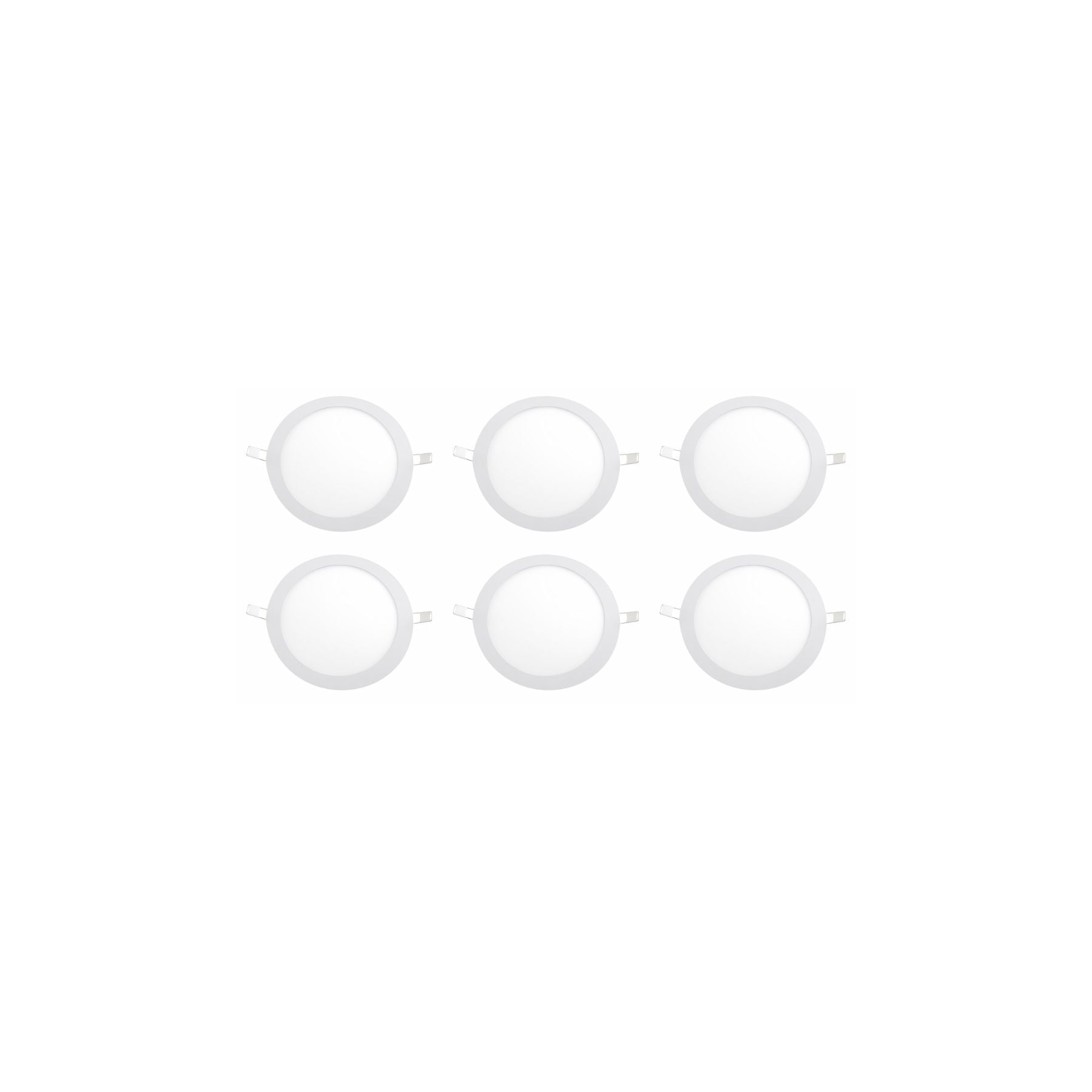 Pack 6 Downlight LED Empotrable ECO-PRO 18W 4000K para hogar y negocio