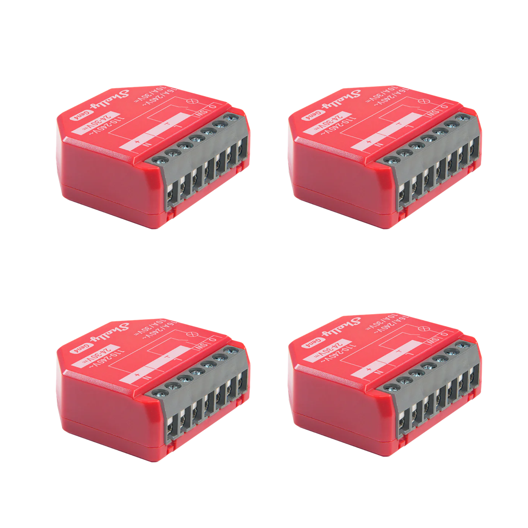 Shelly 1PM Gen4. Pack de 4 - Imagen 2