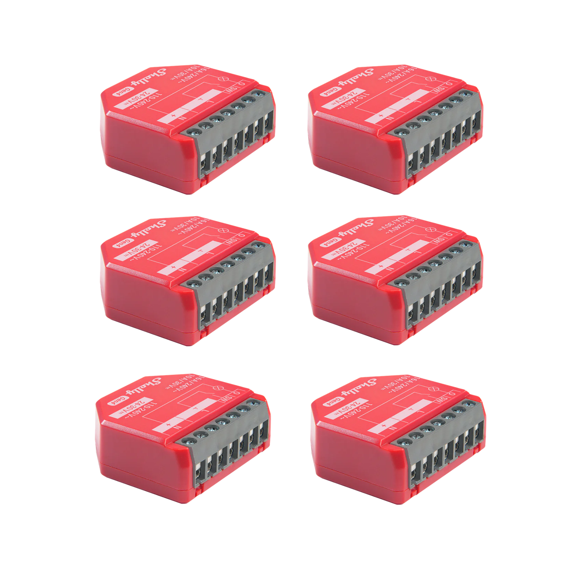 Shelly 1PM Gen4. Pack de 4 - Imagen 3