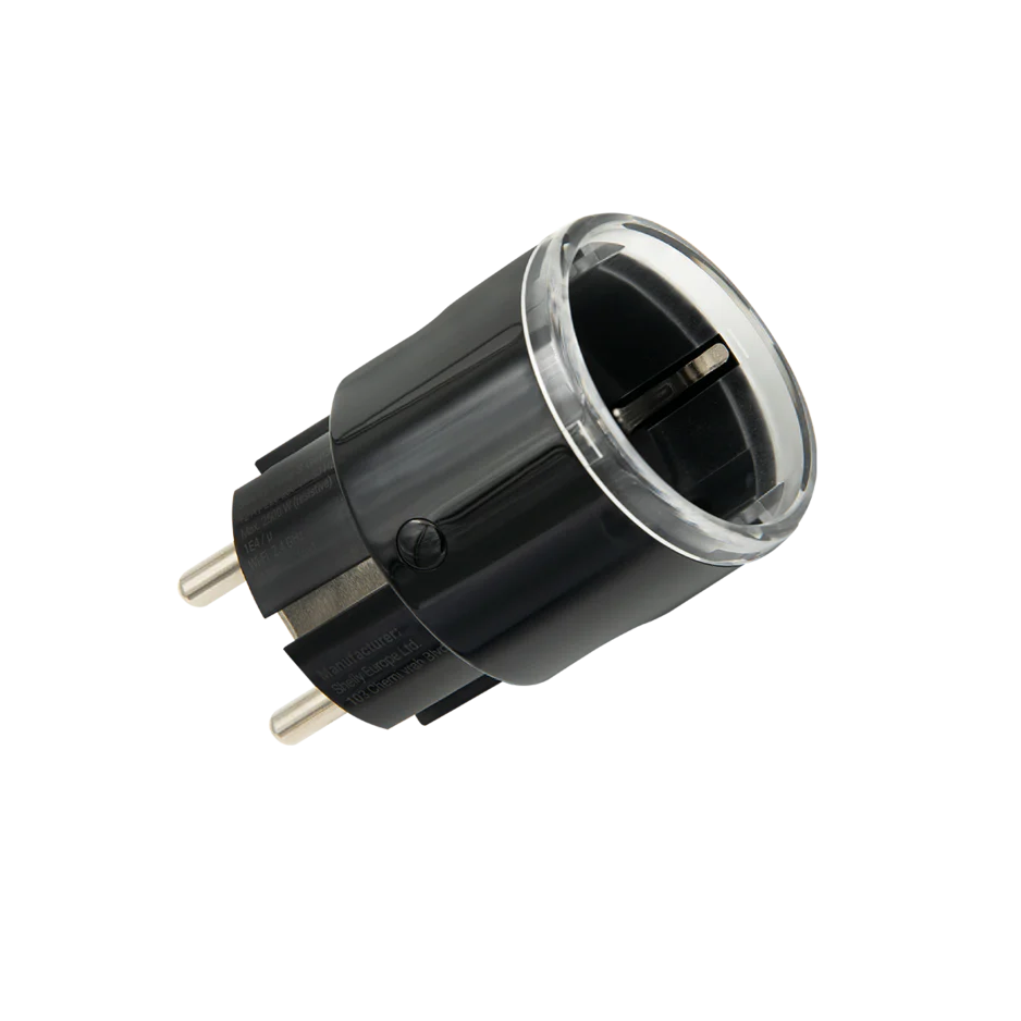 Shelly Plug S Gen3 Matter Negro enchufe WiFi inteligente
