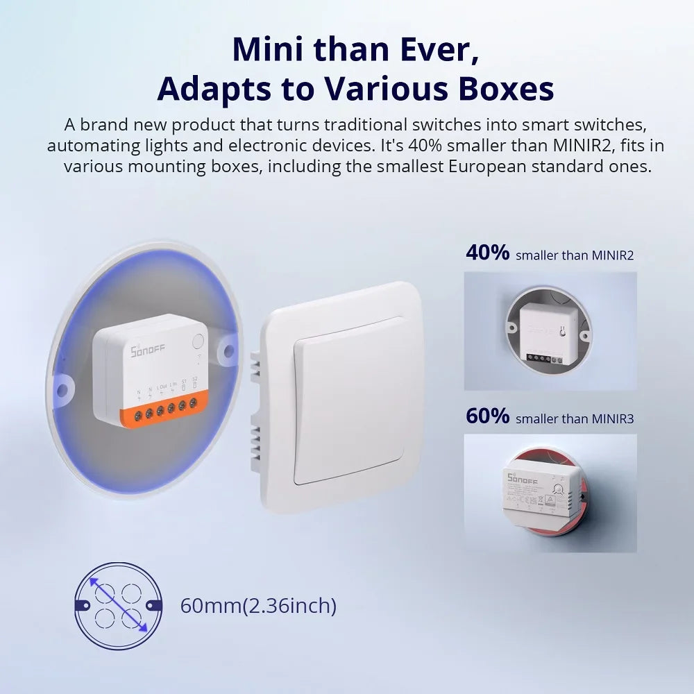 SONOFF MINI R4: El interruptor inteligente más pequeño y versátil - Imagen 3
