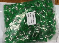 Pack 1000 Terminales de Cable Aislados 2.5 mm² (Tipo 2508)