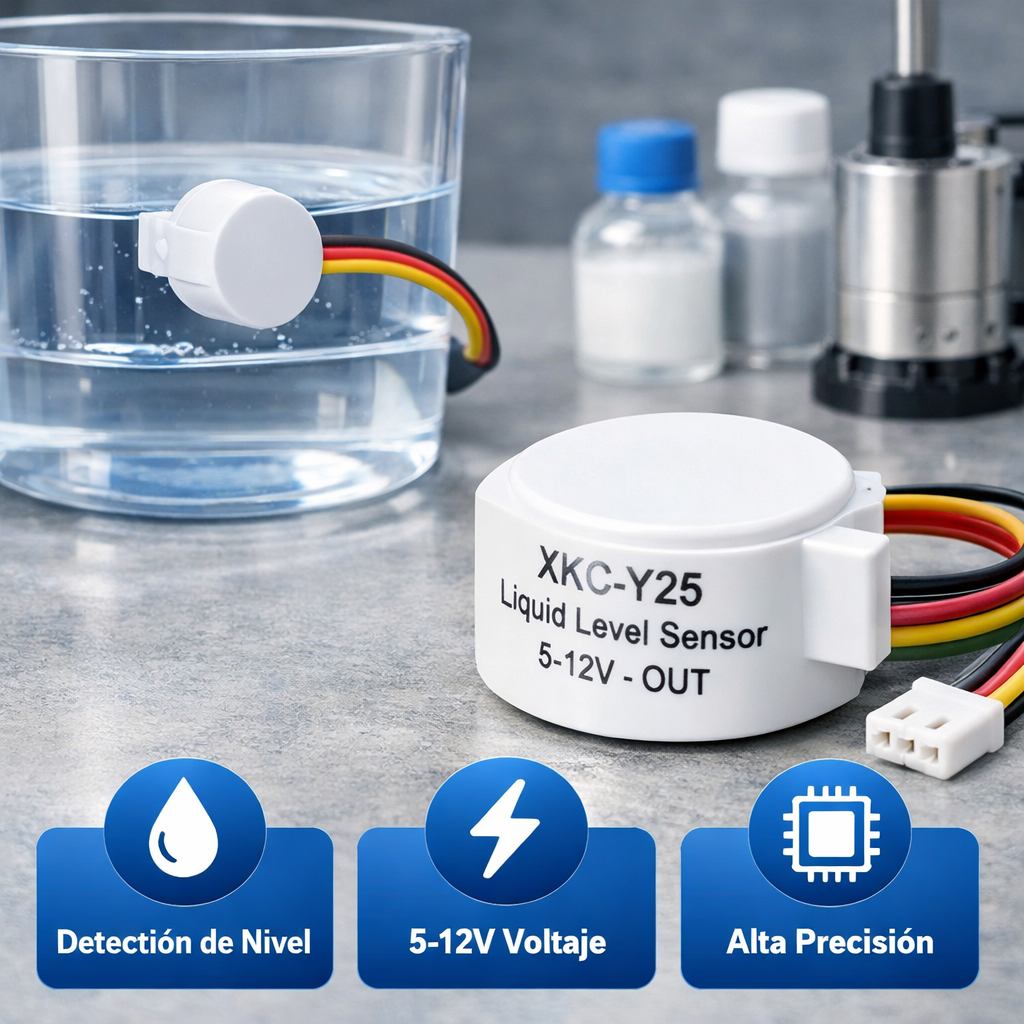 Instalación del sensor XKC-Y25 sin contacto en tubería o depósito