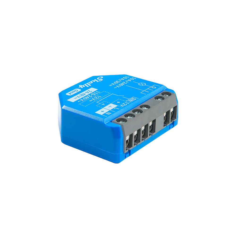 Shelly 1 Gen4 relé WiFi Zigbee Matter 1 canal 16A