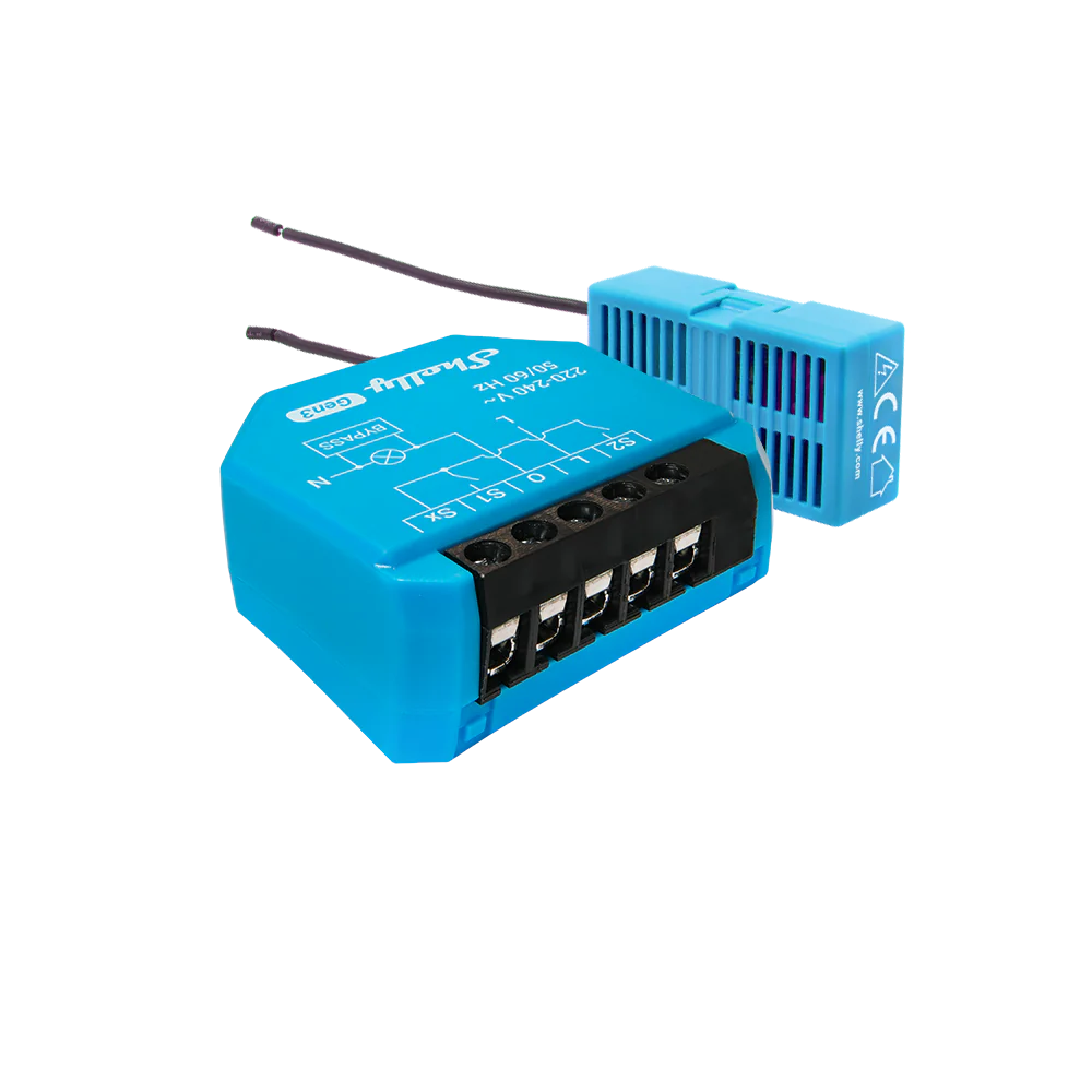 Shelly 1L Gen3 instalado interruptor domótica hogar inteligente