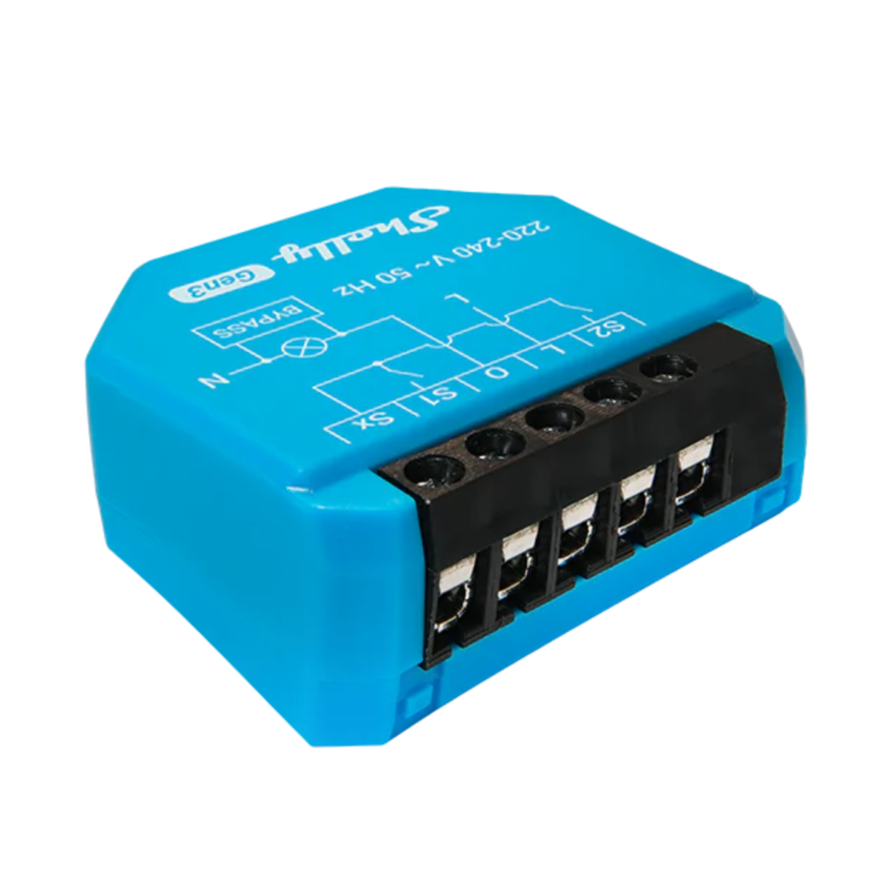 Shelly 1L Gen3 relé WiFi sin neutro 200W Gen3