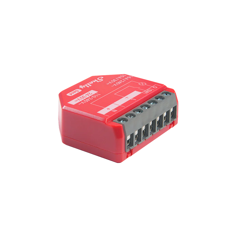 Shelly 1PM Gen4 relé WiFi Zigbee Matter 1 canal medidor 16A