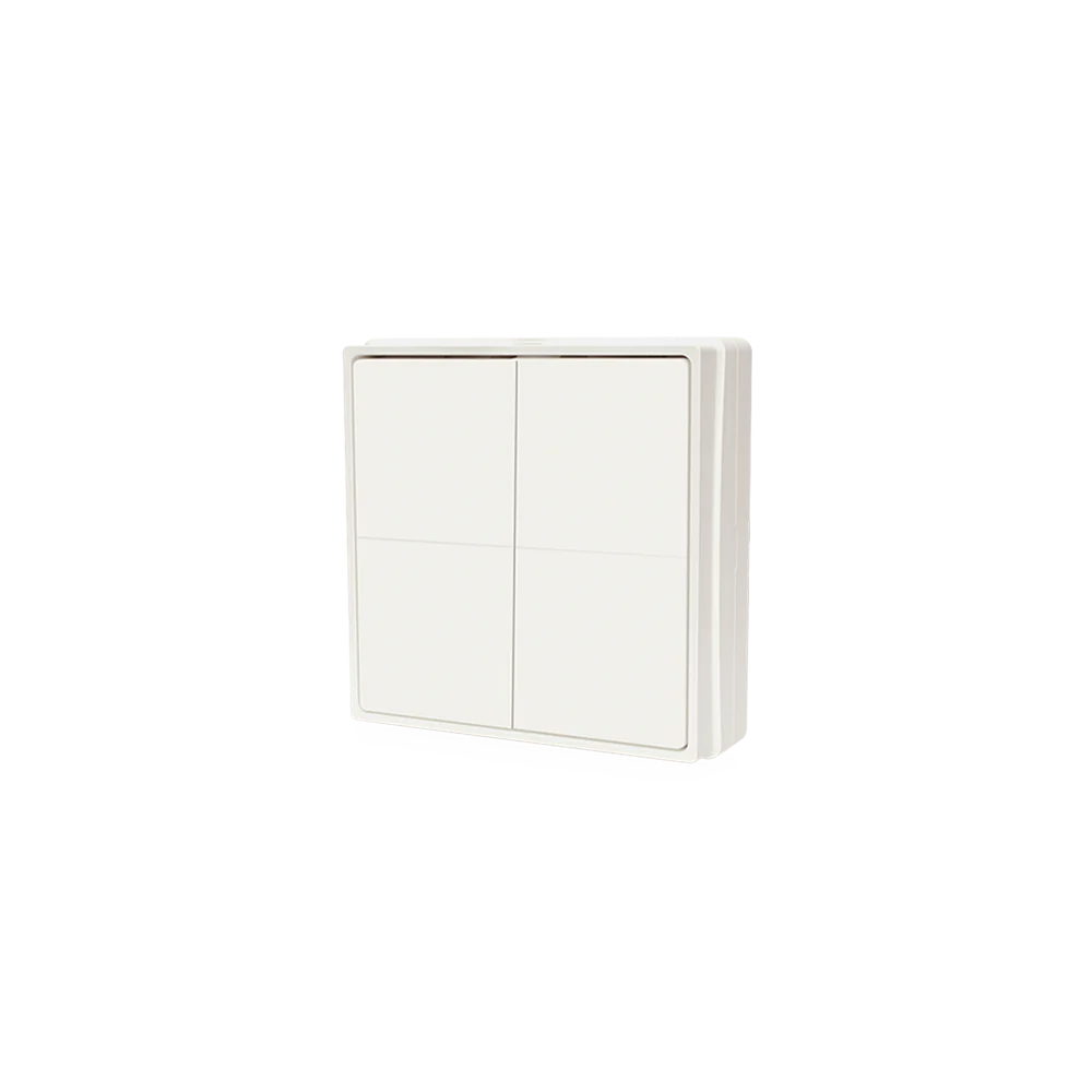 Shelly BLU Wall Switch 4 interruptor inteligente Bluetooth 4 botones sin cables