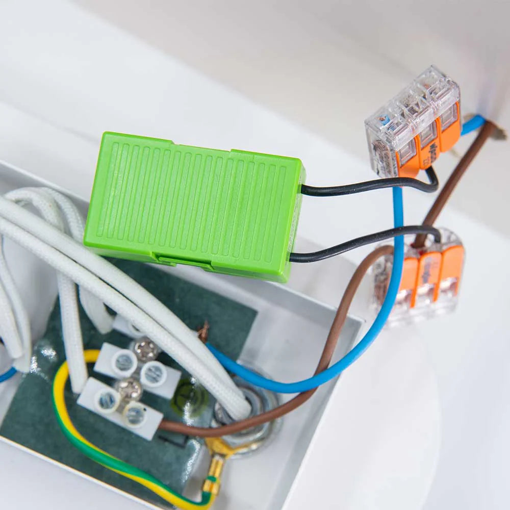 Bypass Shelly Dimmer Gen3 instalación sin neutro para LED