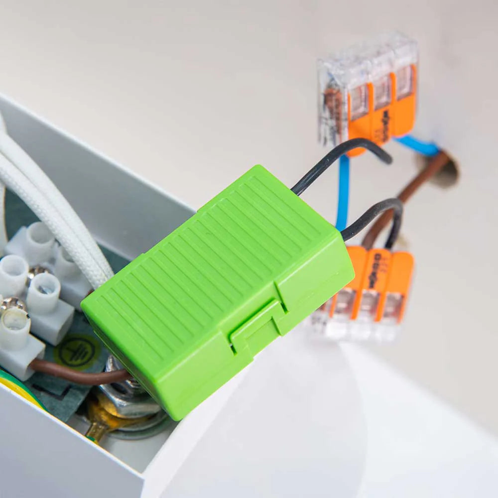 Esquema instalación Shelly Bypass Dimmer Gen3 con cargas LED reguladas