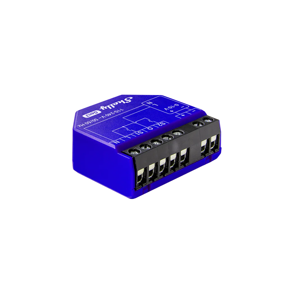 Shelly Dimmer 0-10V PM Gen3 regulador WiFi driver LED regulable con medición de potencia