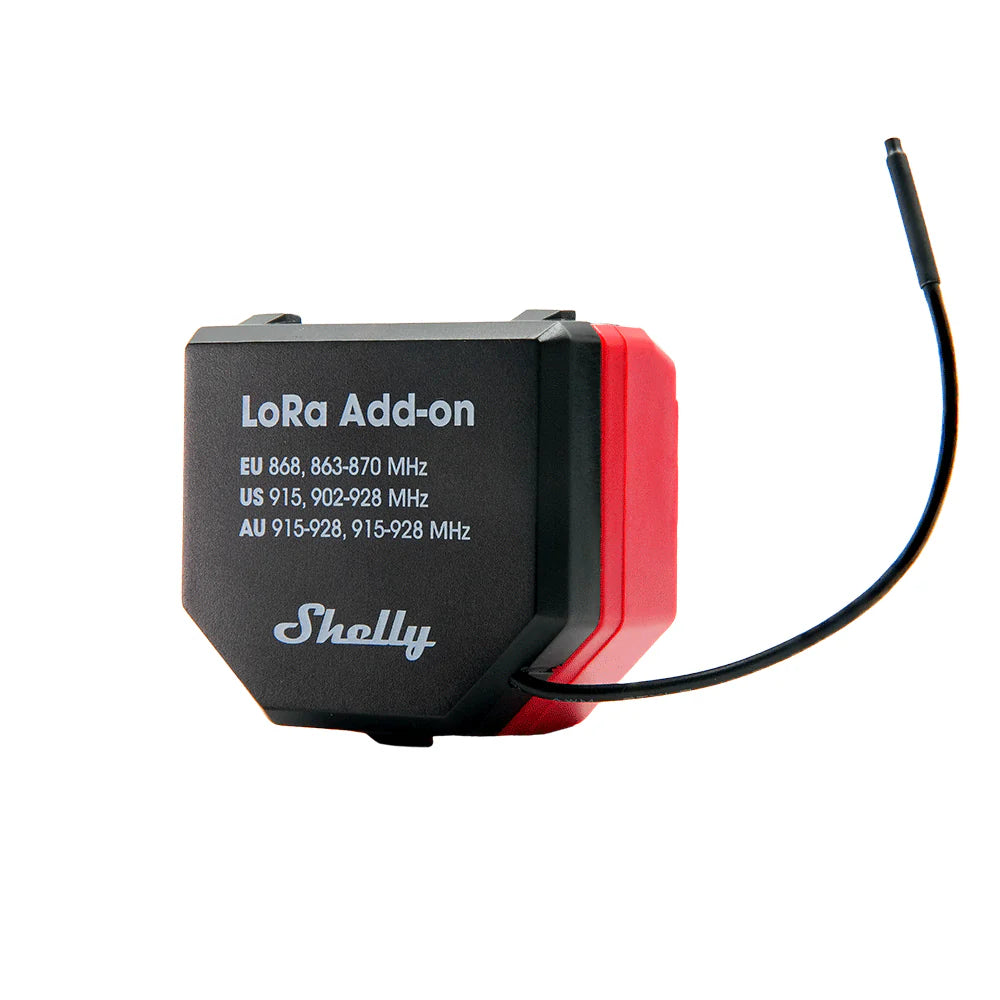 Shelly LoRa Add-on para dispositivos Gen3 y Gen4 con cobertura 5 kilómetros