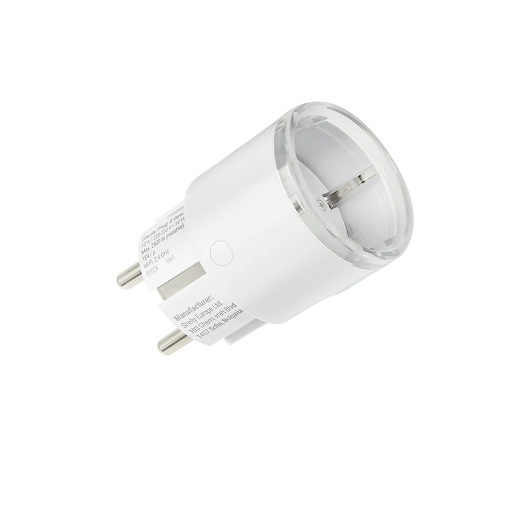 Shelly Plug S Gen3 Matter Blanco enchufe WiFi inteligente