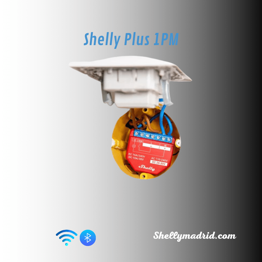 Especificaciones técnicas Shelly Plus 1PM SNSW-001P16EU