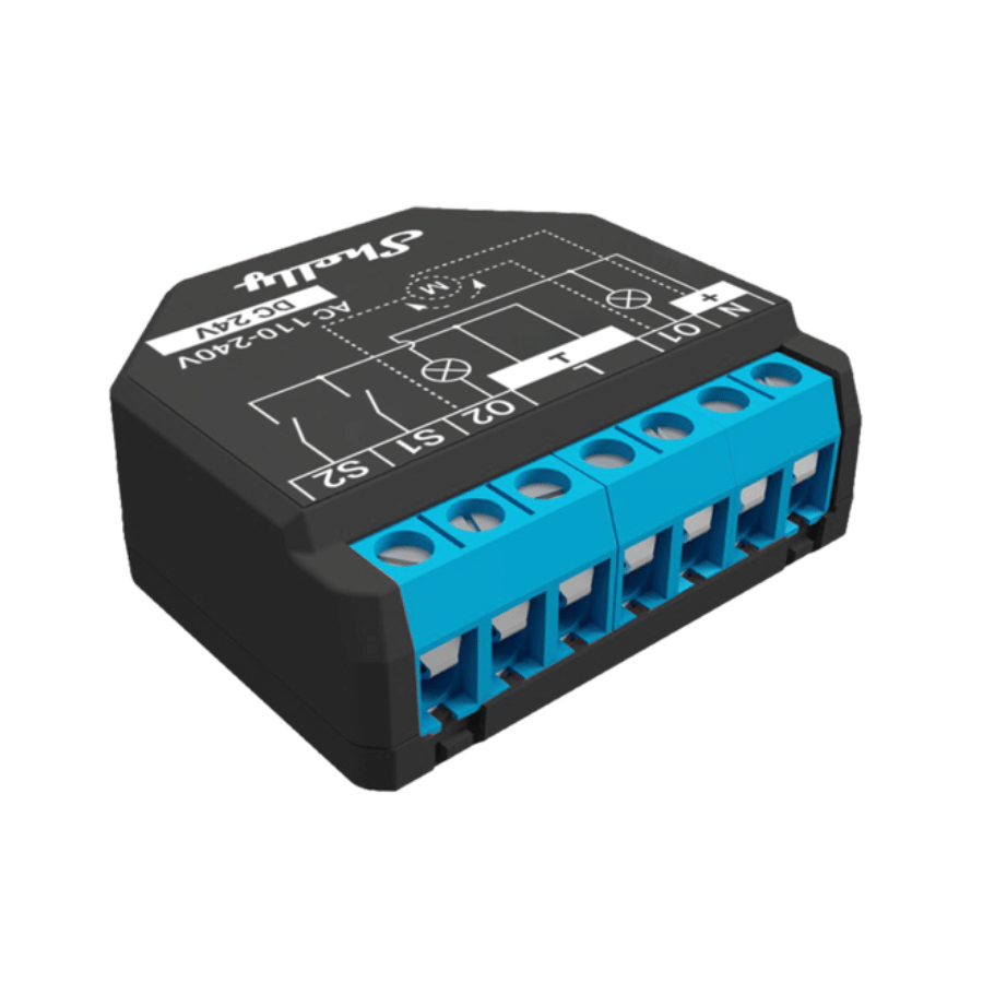 Shelly Plus 2PM vista 3D relé WiFi doble canal plus medidor