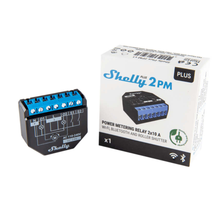 Caja embalaje Shelly Plus 2PM SNSW-002P16EU
