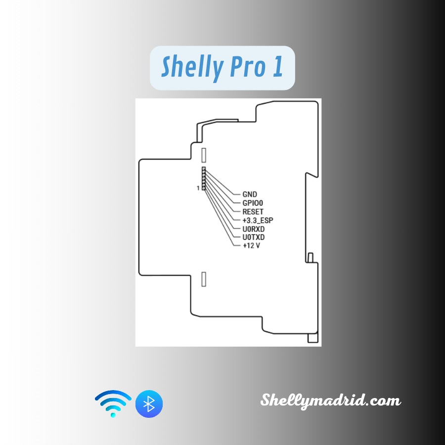 Shelly Pro 1 con add-on expansión entradas temperatura
