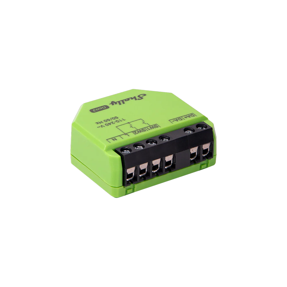 Shelly DALI Dimmer Gen3 regulador WiFi para sistemas DALI luminarias inteligentes