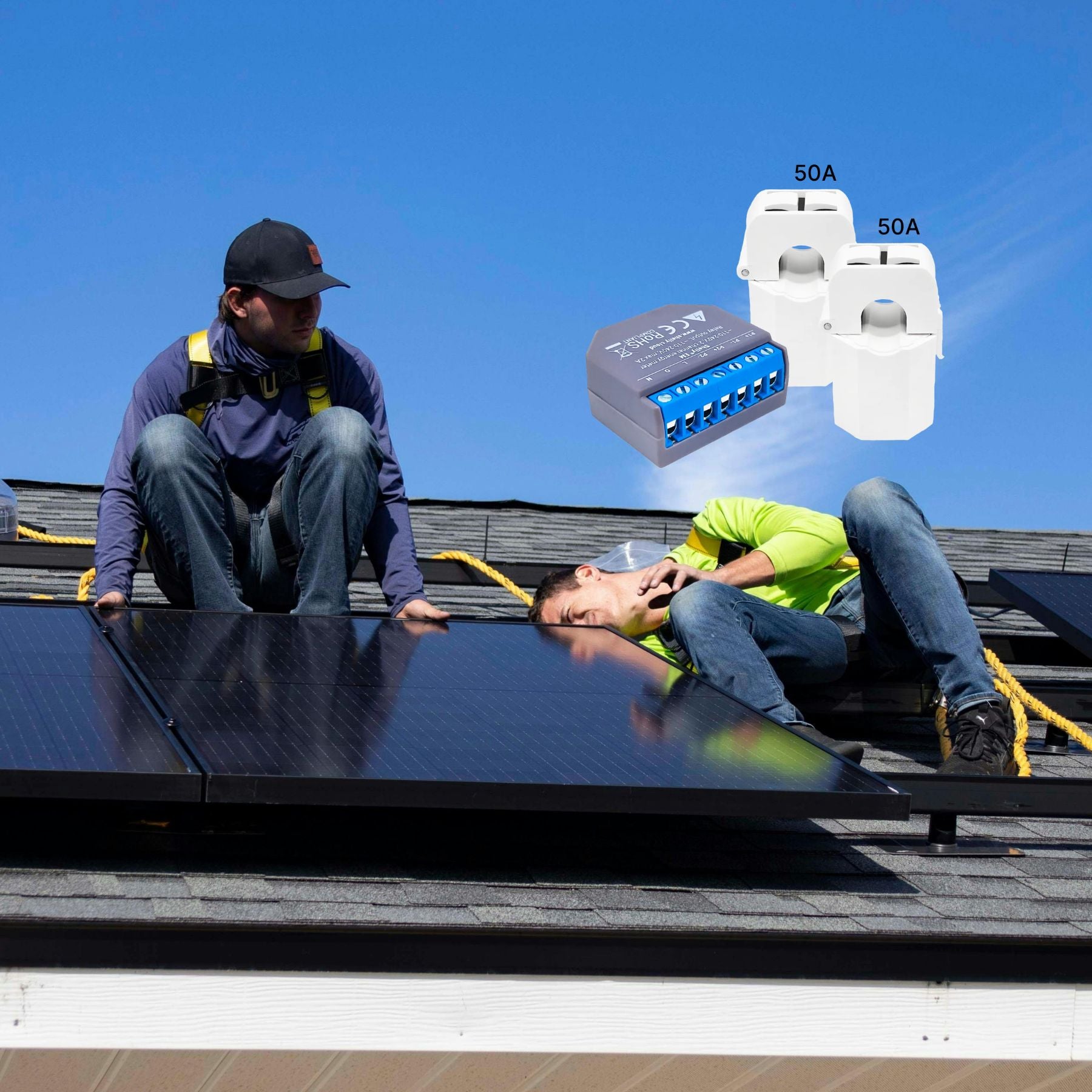 Instalación Pack Doble Shelly EM con dos medidores WiFi en cuadro eléctrico
