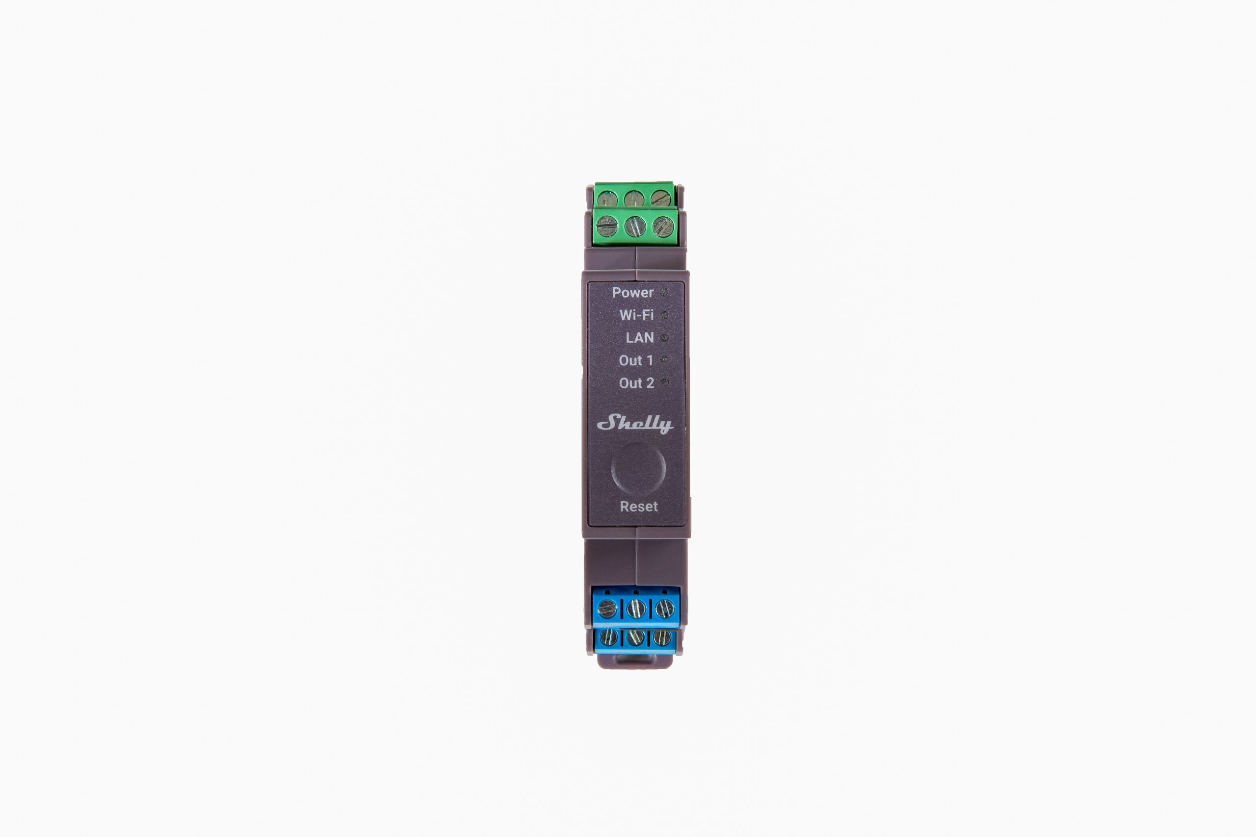 Shelly Pro 2 instalado cuadro eléctrico profesional domótica
