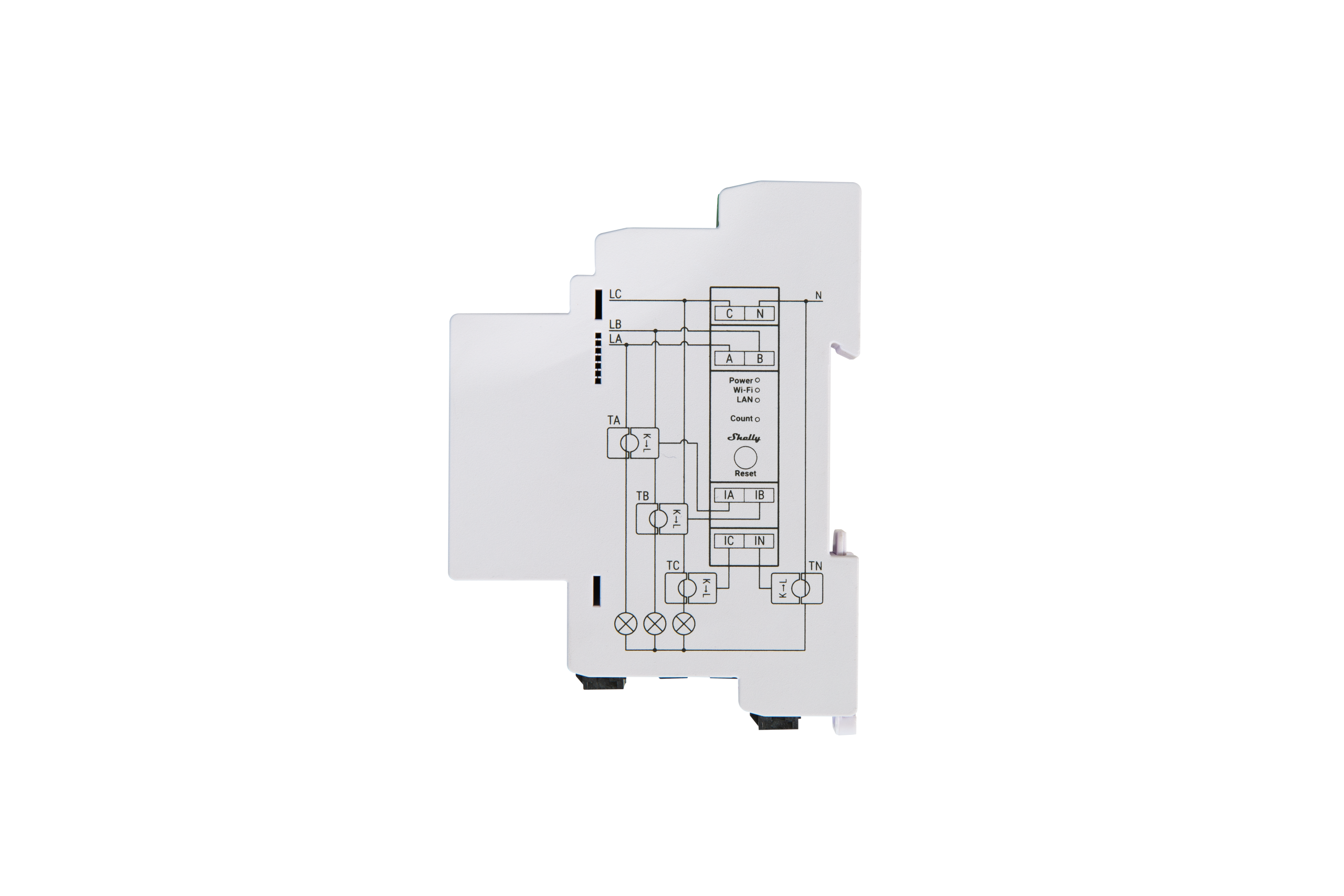 Especificaciones técnicas Shelly Pro 3EM 120A SPEM-003CEBEU120