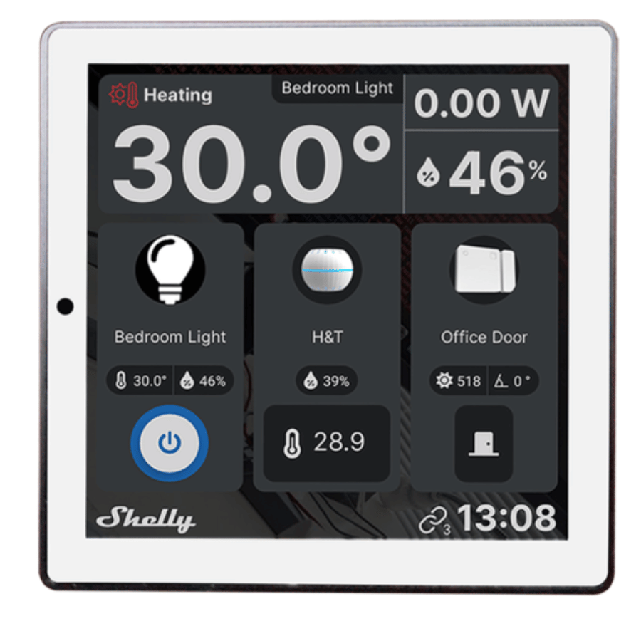 Shelly Wall Display - Panel de control con relé y sensores - Imagen 5