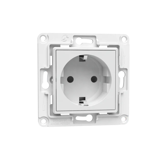 Toma de corriente Shelly Wall Socket empotrable blanca 16A con toma de tierra