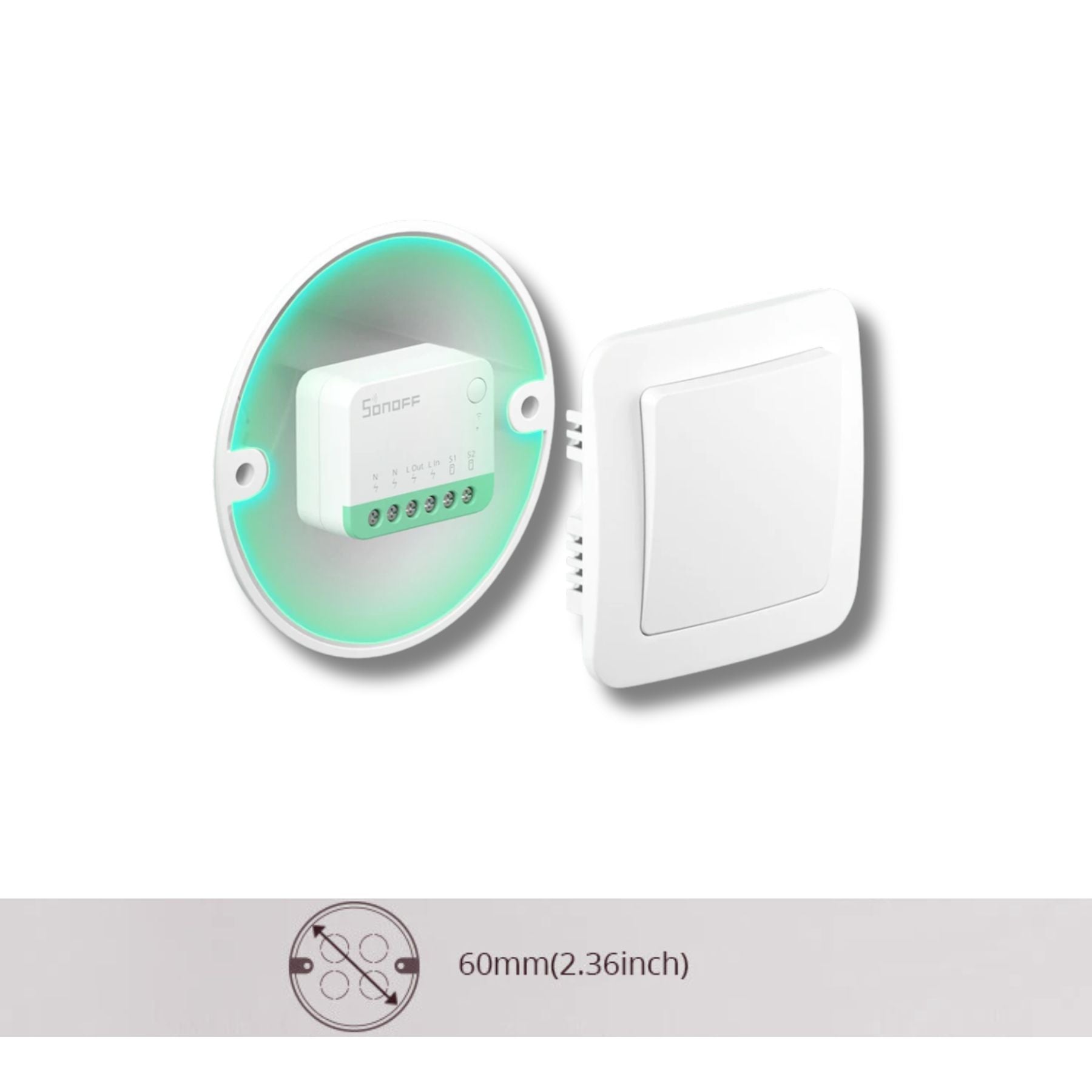 SONOFF MINIR4M – Interruptor WiFi inteligente con protocolo Matter - Imagen 2