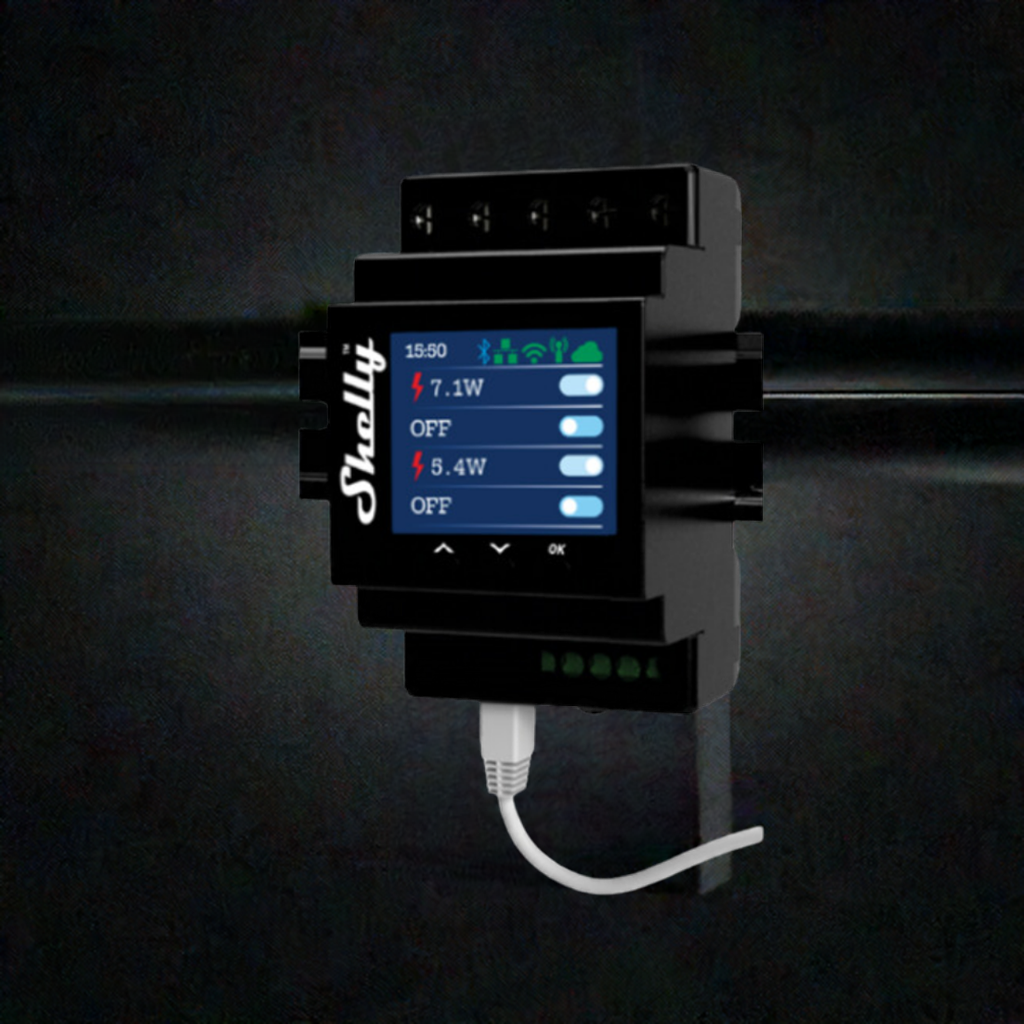 Especificaciones técnicas Shelly Pro 4PM v2 SPSW-104PE16EU