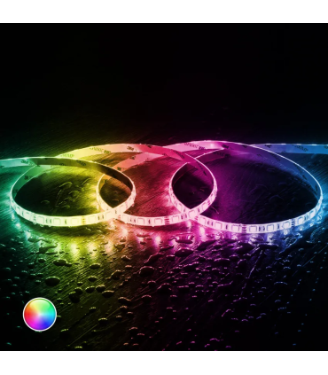Tira LED RGB 24V 60LED/m 5m IP65 - Decoración y Acento - Imagen 2